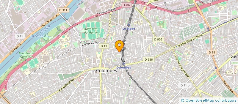 localisation de l'entreprise MONSIEUR PATRICE ANTONANGELO  COLOMBES