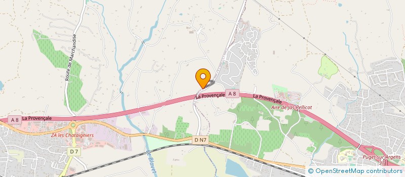 localisation de l'entreprise MONSIEUR PATRICE ANTONINO  PUGET-SUR-ARGENS