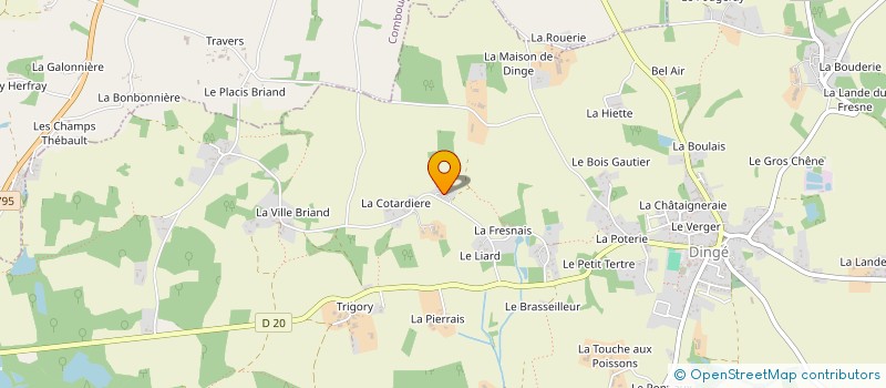 localisation de l'entreprise MONSIEUR PATRICE AOUSTIN  DINGE