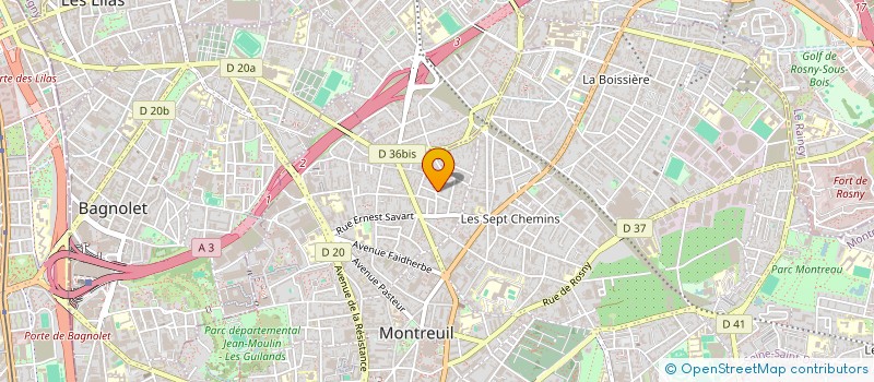 localisation de l'entreprise MONSIEUR PATRICE APPIANI à MONTREUIL