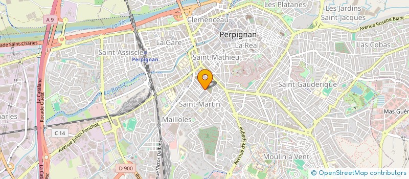 localisation de l'entreprise MONSIEUR PATRICE ARIDON  PERPIGNAN