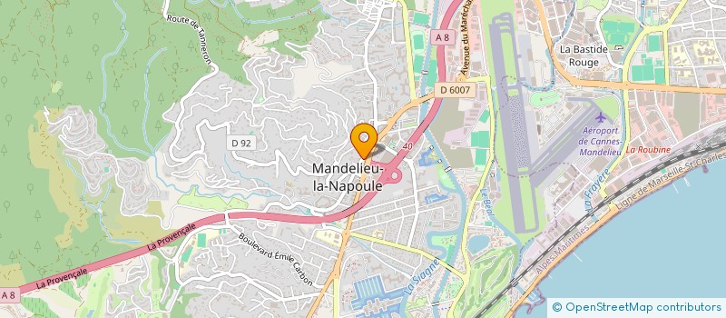 localisation de l'entreprise MONSIEUR PATRICE ARMANDO  MANDELIEU-LA-NAPOULE