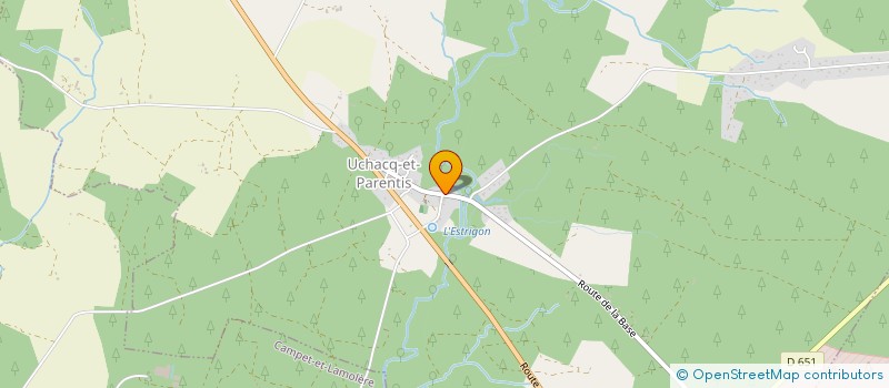 localisation de l'entreprise MONSIEUR PATRICE ARMENGAU  UCHACQ-ET-PARENTIS