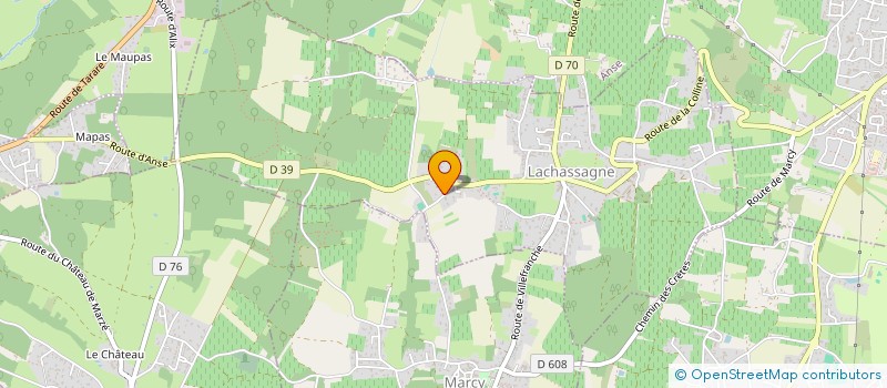 localisation de l'entreprise MONSIEUR PATRICE ARRAGON  LACHASSAGNE