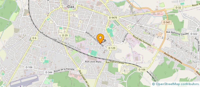 localisation de l'entreprise MONSIEUR PATRICE ARSOUZE à DAX