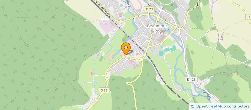 localisation de l'entreprise MONSIEUR PATRICE AUBERT  BEAUMONT-LE-ROGER