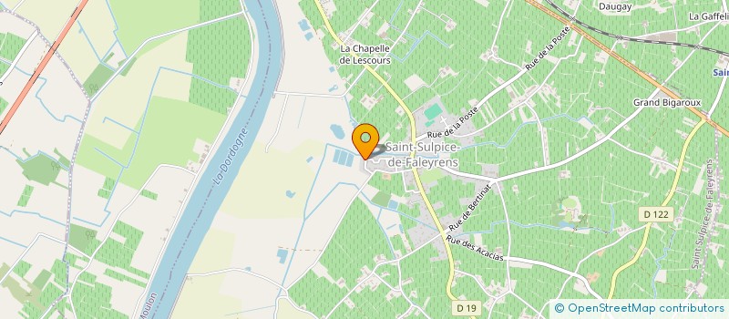 localisation de l'entreprise MONSIEUR PATRICE AUBRET  SAINT-SULPICE-DE-FALEYRENS