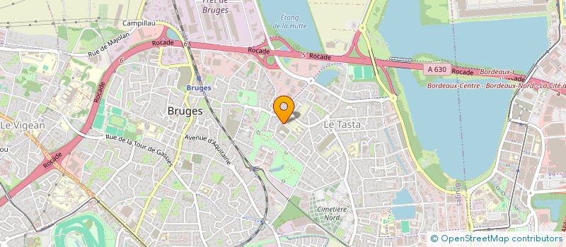 localisation de l'entreprise MONSIEUR PATRICE AUDEBERT  BRUGES