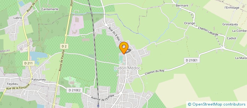 localisation de l'entreprise MONSIEUR PATRICE AUDUREAU  LUDON MEDOC