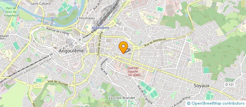localisation de l'entreprise MONSIEUR PATRICE AUVINET à ANGOULEME