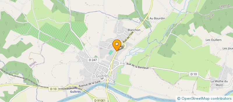 localisation de l'entreprise MONSIEUR PATRICE AVRIL  GUITRES