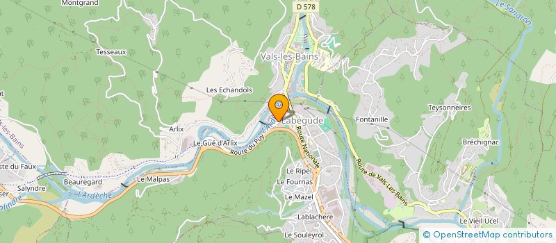 localisation de l'entreprise MONSIEUR PATRICE BACHELET  SAINTE-NATHALENE