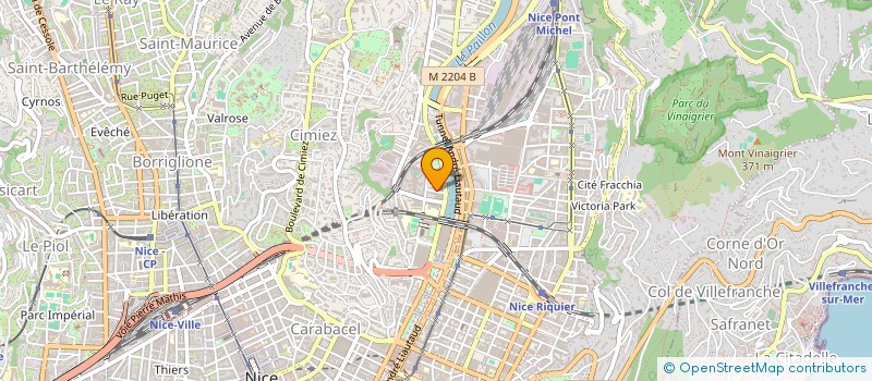 localisation de l'entreprise MONSIEUR PATRICE BADJANG  NICE