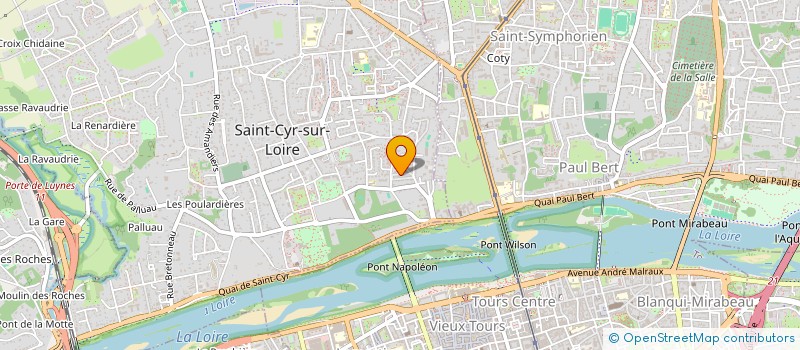 localisation de l'entreprise MONSIEUR PATRICE BAFFOU  SAINT-CYR-SUR-LOIRE