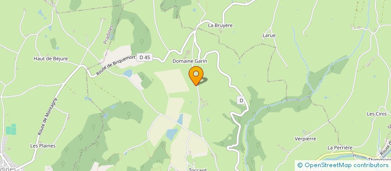 localisation de l'entreprise MONSIEUR PATRICE BALLANDRAS  REGNY