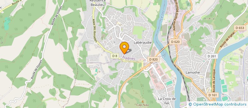 localisation de l'entreprise MONSIEUR PATRICE BALMES  PRADINES