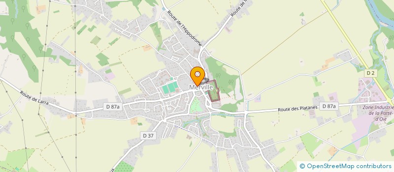 localisation de l'entreprise MONSIEUR PATRICE BALY  MERVILLE