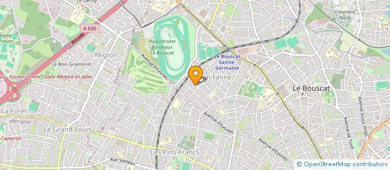 localisation de l'entreprise MONSIEUR PATRICE BARAT à LE BOUSCAT