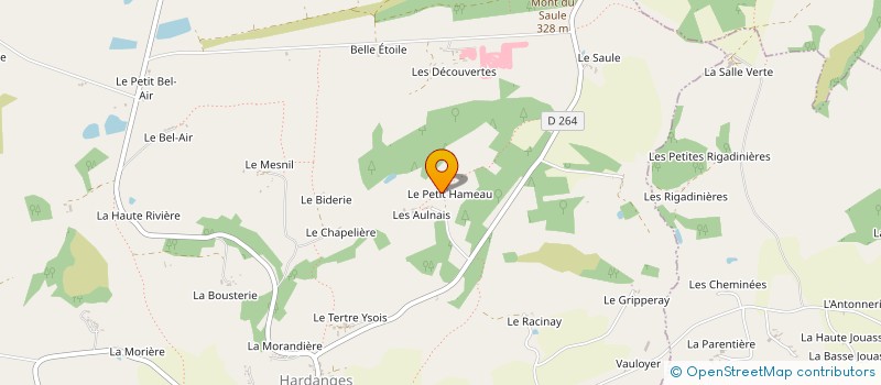 localisation de l'entreprise MONSIEUR PATRICE BARBIER à HARDANGES