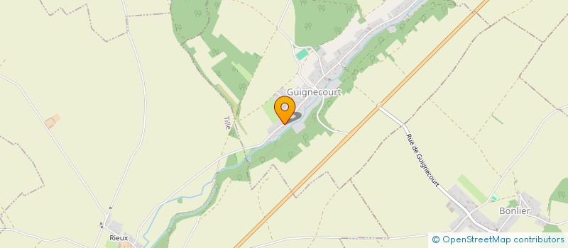 localisation de l'entreprise MONSIEUR PATRICE BARBIER  GUIGNECOURT