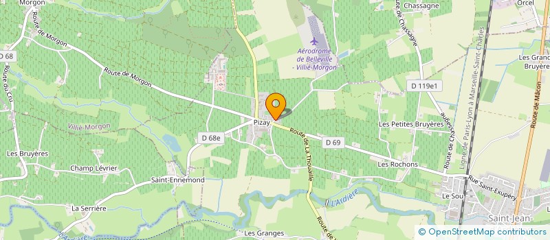 localisation de l'entreprise MONSIEUR PATRICE BARCOUDA à SAINT JEAN D'ARDIERES