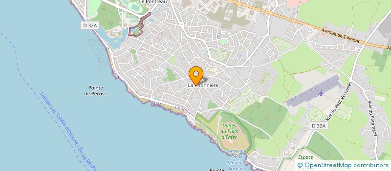 localisation de l'entreprise MONSIEUR PATRICE BARRAUD  LES SABLES D'OLONNE