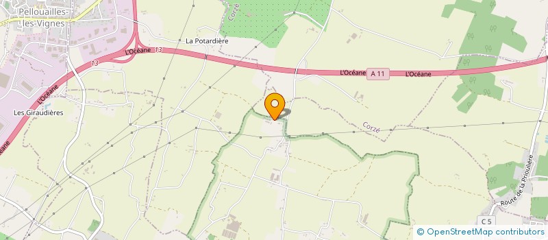 localisation de l'entreprise MONSIEUR PATRICE BARRE  LOIRE-AUTHION