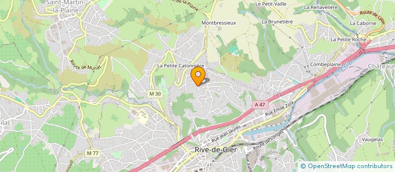 localisation de l'entreprise MONSIEUR PATRICE BARROS  RIVE-DE-GIER