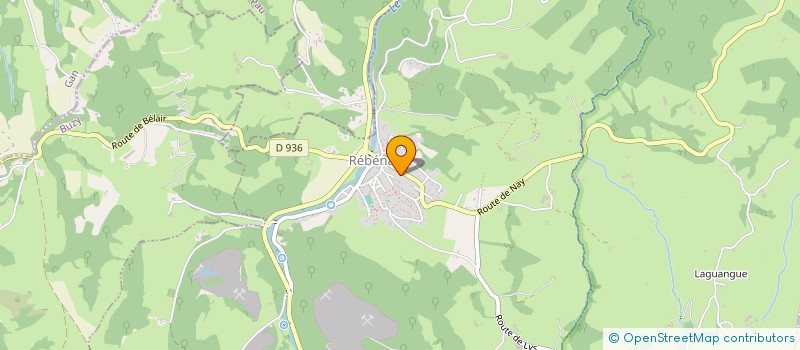 localisation de l'entreprise MONSIEUR PATRICE BARTET  REBENACQ