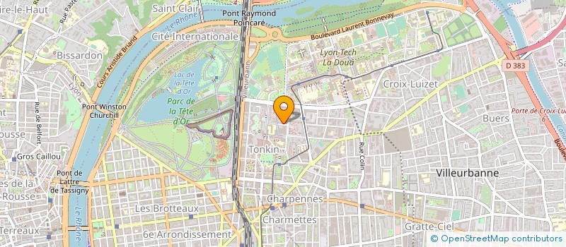 localisation de l'entreprise MONSIEUR PATRICE BARTHELEMY  VILLEURBANNE