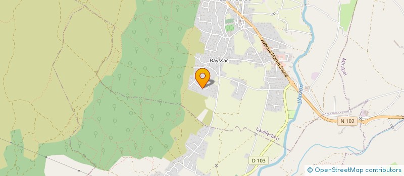 localisation de l'entreprise MONSIEUR PATRICE BASPEYRAS  SAINT-MAURICE-D' IBIE