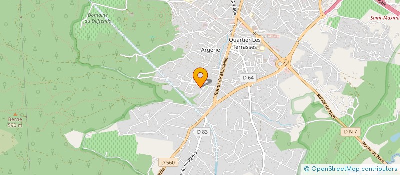 localisation de l'entreprise MONSIEUR PATRICE BATTISTELLA à SAINT-MAXIMIN-LA-SAINTE-BAUME