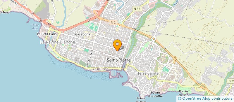 localisation de l'entreprise MONSIEUR PATRICE BATY à SAINT-PIERRE