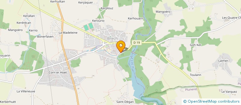 localisation de l'entreprise MONSIEUR PATRICE BAUDET  BRECH