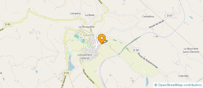 localisation de l'entreprise MONSIEUR PATRICE BAUDIER  SAINT-JULIEN-DU-PUY