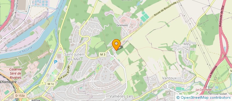 localisation de l'entreprise MONSIEUR PATRICE BAUMGARTNER  VANY