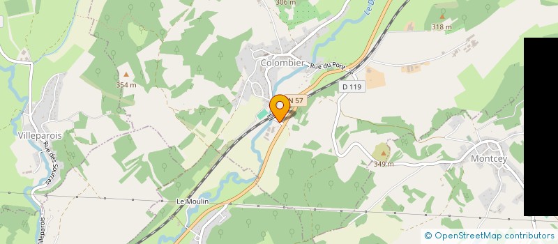 localisation de l'entreprise MONSIEUR PATRICE BECHE  COLOMBIER