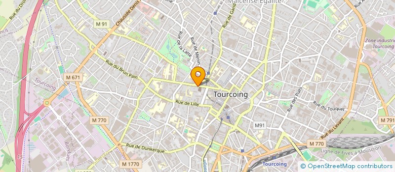 localisation de l'entreprise MONSIEUR PATRICE BEDIEZ  TOURCOING