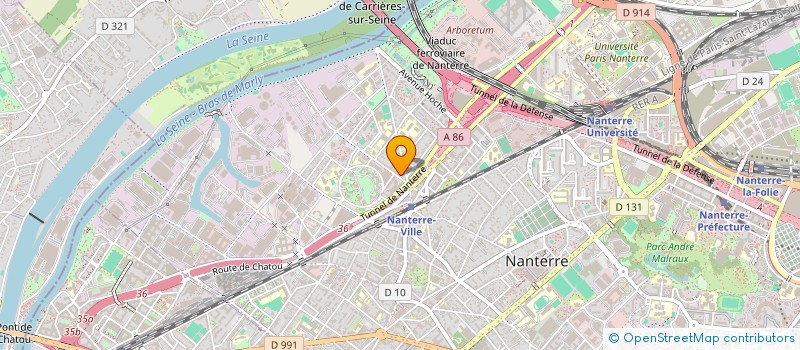 localisation de l'entreprise MONSIEUR PATRICE BEGNIER à NANTERRE