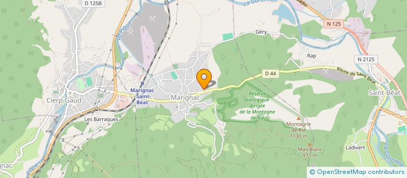 localisation de l'entreprise MONSIEUR PATRICE BEGUE  MARIGNAC