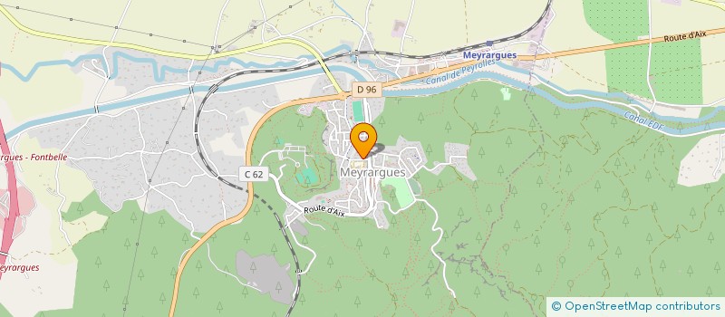 localisation de l'entreprise MONSIEUR PATRICE BELLARDANT  MEYRARGUES