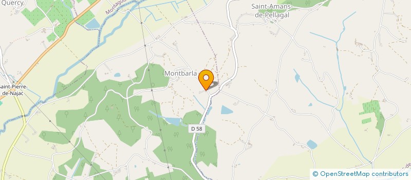 localisation de l'entreprise MONSIEUR PATRICE BERCEGOL  MONTBARLA