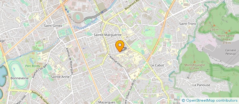 localisation de l'entreprise MONSIEUR PATRICE BERGERON à MARSEILLE