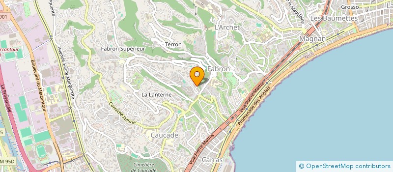 localisation de l'entreprise MONSIEUR PATRICE BERNARD à NICE