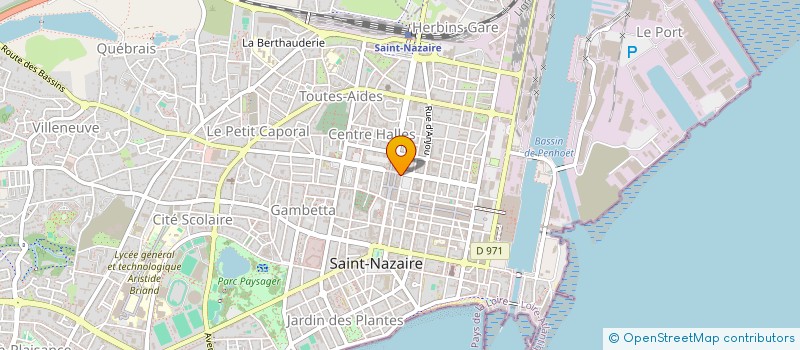 localisation de l'entreprise MONSIEUR PATRICE BERNIES à SAINT-NAZAIRE