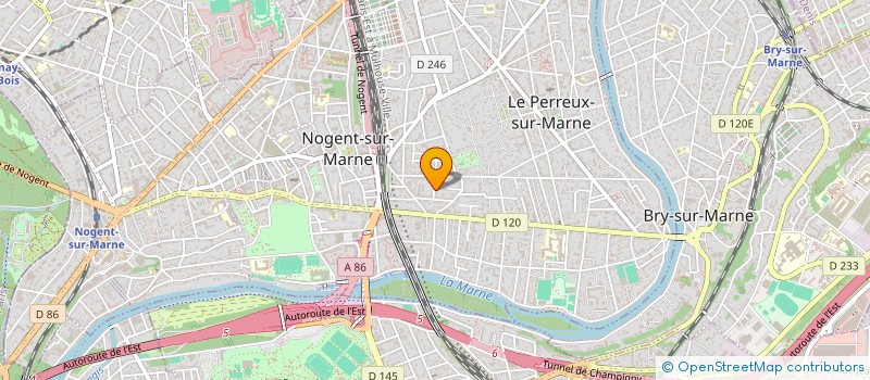localisation de l'entreprise MONSIEUR PATRICE BERNOU à LE PERREUX-SUR-MARNE