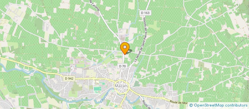 localisation de l'entreprise MONSIEUR PATRICE BERTRAND  MAZAN