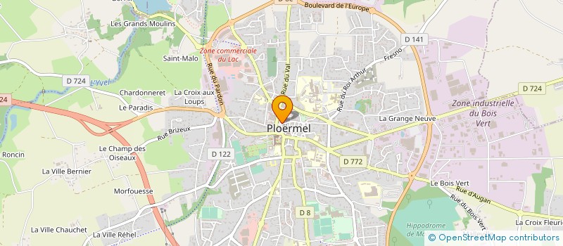 localisation de l'entreprise MONSIEUR PATRICE BESSON  PLOERMEL