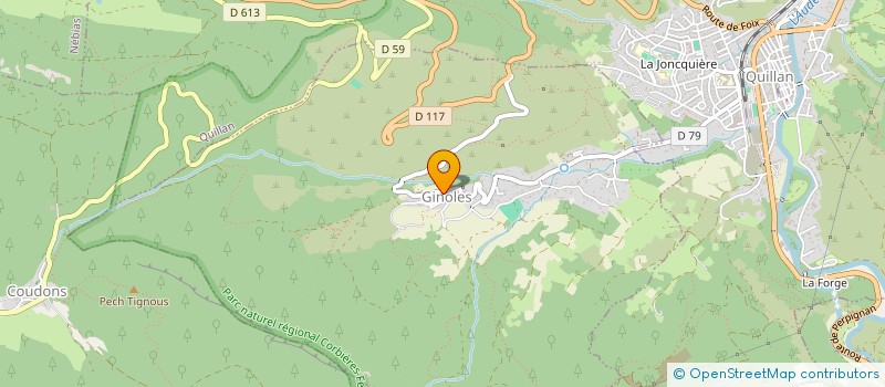 localisation de l'entreprise MONSIEUR PATRICE BEZIA  GINOLES