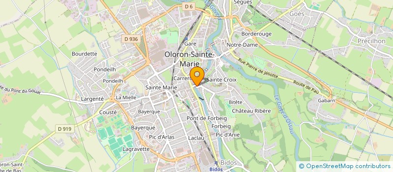 localisation de l'entreprise MONSIEUR PATRICE BEZIAT  OLORON-SAINTE-MARIE